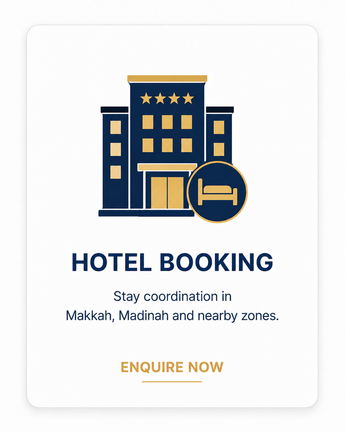 Hotel Booking service card